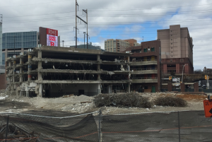 Demolition of Ferren Deck in New Brunswick