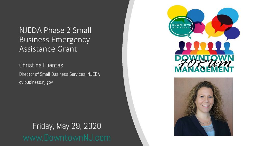 NJEDA Phase 2 Small Business Emergency Assistance Grant