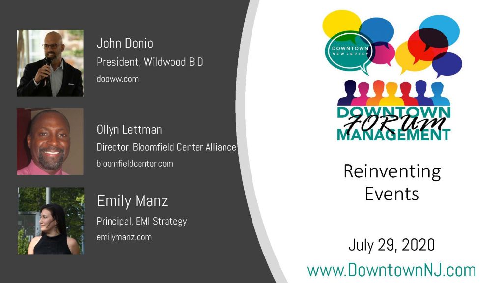 Downtown New Jersey Forum Management