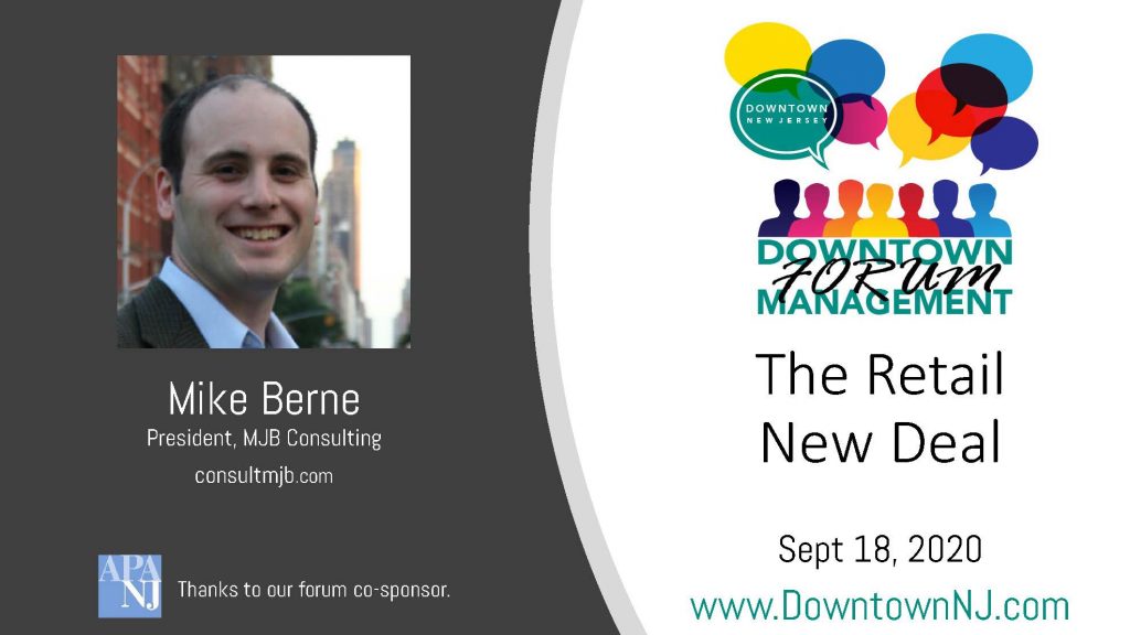 Downtown New Jersey Forum Management