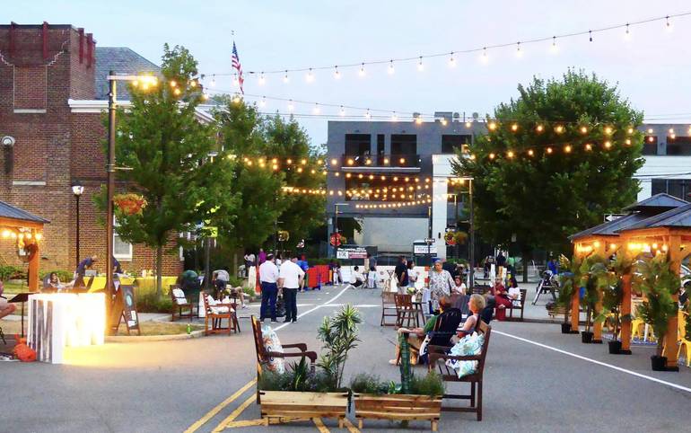 town hall plaza