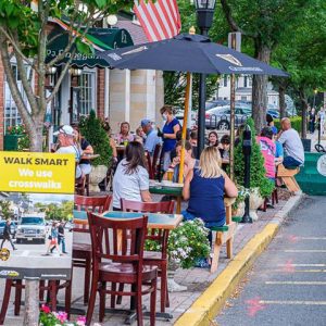 Westwood Borough - Sidewalk restaurant
