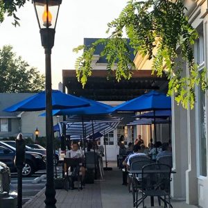 Westwood Borough sidewalk restaurant