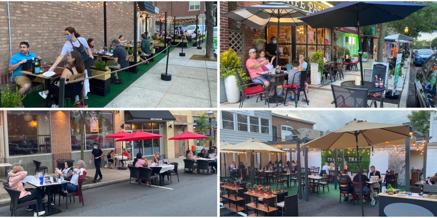 Dining in downtown Jersey City